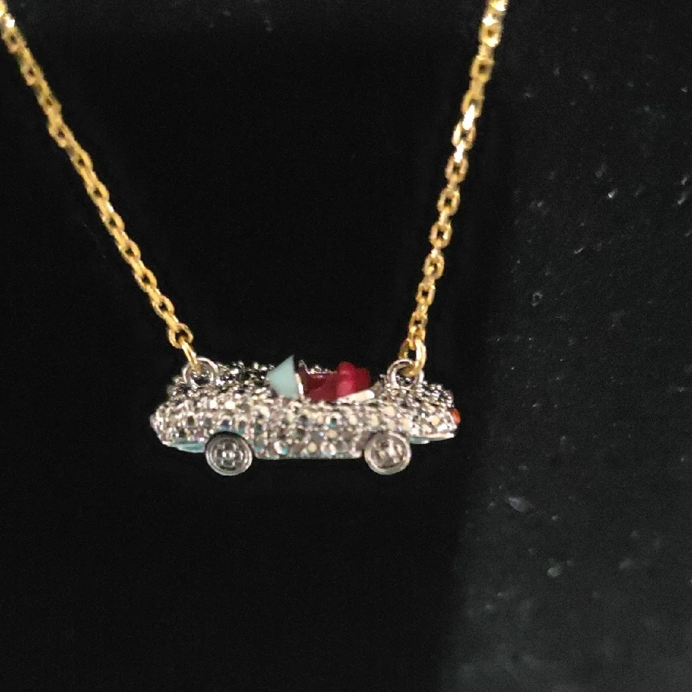 Kate Spade‎ Gold and Red Necklace Set.